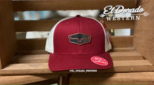 Load image into Gallery viewer, Kimes Ranch cap - BOX SEATS TRUCKER - BURGUNDY