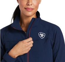 Load image into Gallery viewer, Ariat Women&#39;s Agile Water Resistant Jacket - Navy