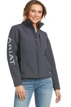 Load image into Gallery viewer, Ariat Women&#39;s REAL Team Patriot Softshell Jacket - Grey