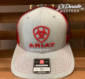 Ariat cap - Grey / Red