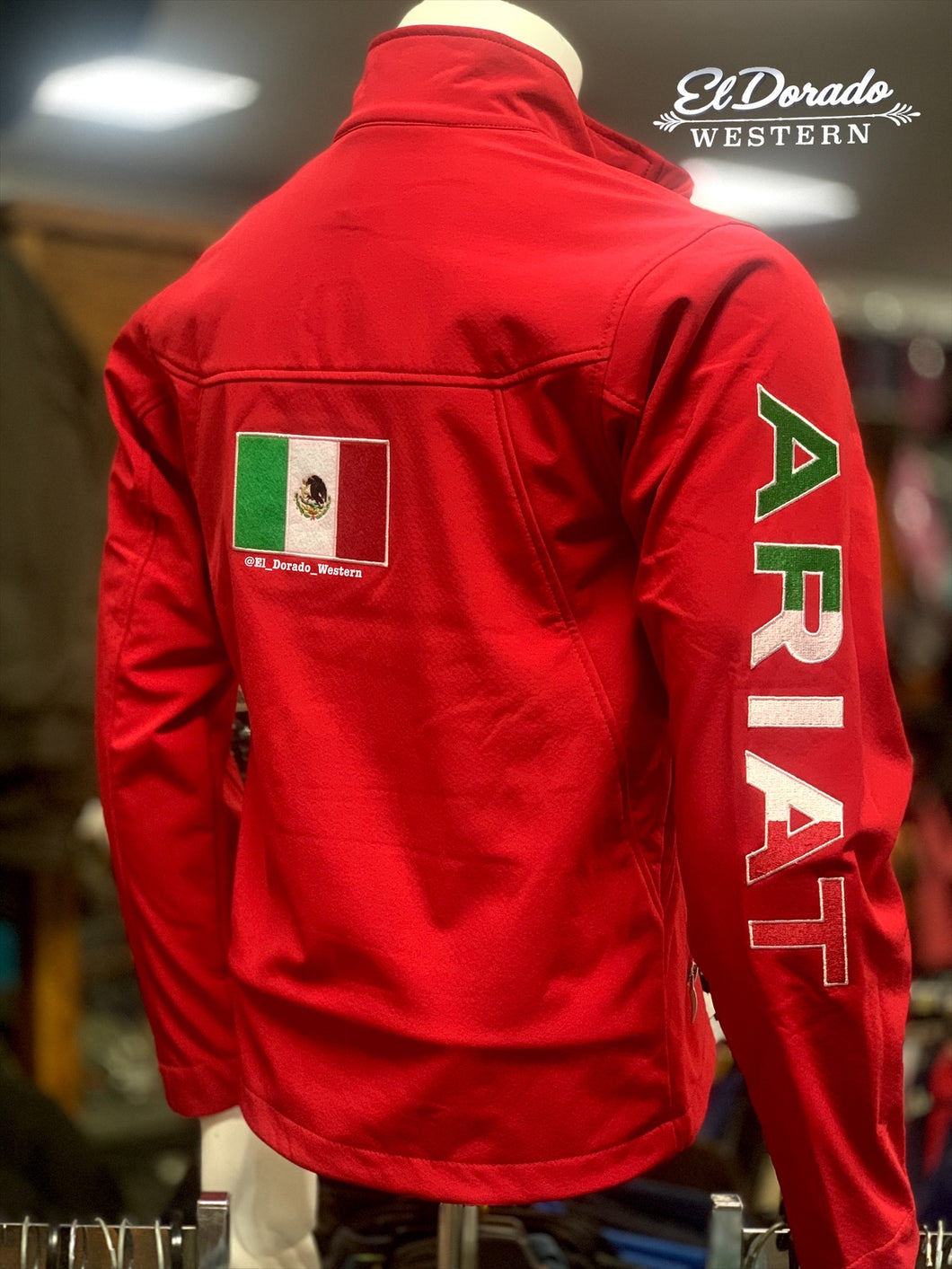 Ariat New Team Softshell Mexico Men's Jacket - RED