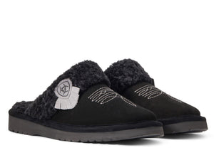 Jackie Square Toe Slipper  women - Black