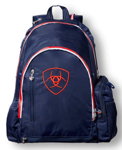 Ariat Ring Backpack - Navy/Red