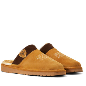 Ariat Men Silversmith square toe slipper - Chestnut