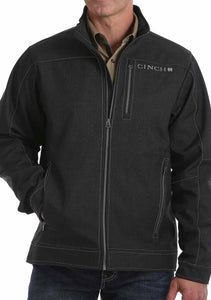 Cinch men textured jacket - charcoal