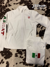 Load image into Gallery viewer, Ariat Women classic team softshell jacket - White Mexico
