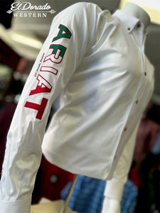 Ariat Men’s Team Logo CLASSIC FIT Shirt - White / Mexico