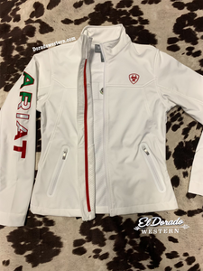 Ariat Women classic team softshell jacket - White Mexico