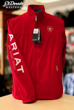 Load image into Gallery viewer, Ariat Men New team softshell - Red/White