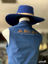 Load image into Gallery viewer, Ariat Women New Team Softshell Vest - Marine Blue Heather
