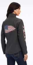 Load image into Gallery viewer, Ariat Women’s Team Patriot Softshell Jacket - heather charcoal