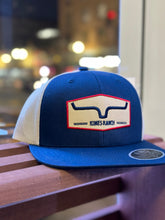 Load image into Gallery viewer, Kimes Ranch cap Replay Trucker - navy / cream