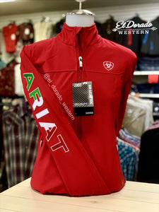 Ariat Classic Team MEXICO Women's Softshell Jacket - RED