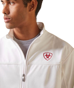 Ariat Mens Softshell Jacket - White/Mexico