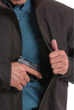 Load image into Gallery viewer, Cinch men bonded jacket - textured brown jacket