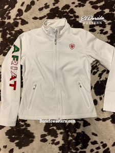 Ariat Women classic team softshell jacket - White Mexico