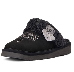 Jackie Square Toe Slipper  women - Black