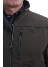 Load image into Gallery viewer, CINCH | MENS TEXTURED BONDED JACKET - Brown / black