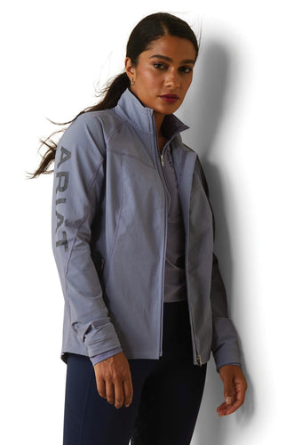 Ariat women agile softshell jacket - dusky granite grey