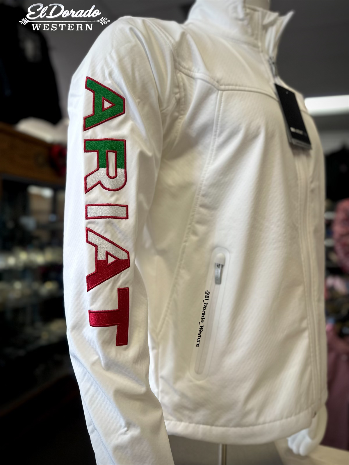 White hot sale ariat jacket