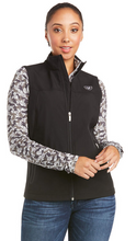 Load image into Gallery viewer, Ariat Women’s New Team Softshell Vest - Black / White