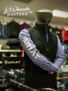 Ariat Men’s Logo 2.0 Patriot Softshell Vest Black