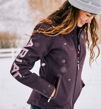 Load image into Gallery viewer, Ariat Women’s New Team Softshell Jacket - MULBERRY HEATHER