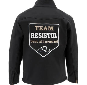 RESISTOL men’s team softshell jacket - Black