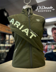 Ariat women softshell jacket - relic / sea foam green