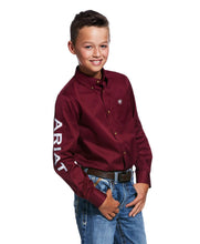 Load image into Gallery viewer, Ariat kids Team Logo Twill Classic Fit Shirt