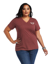 Load image into Gallery viewer, Women’s REAL Relaxed Longhorn Tee - Roasted Russet