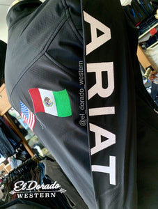 Ariat Men's New Team Softshell USA/MEXICO jacket - Black